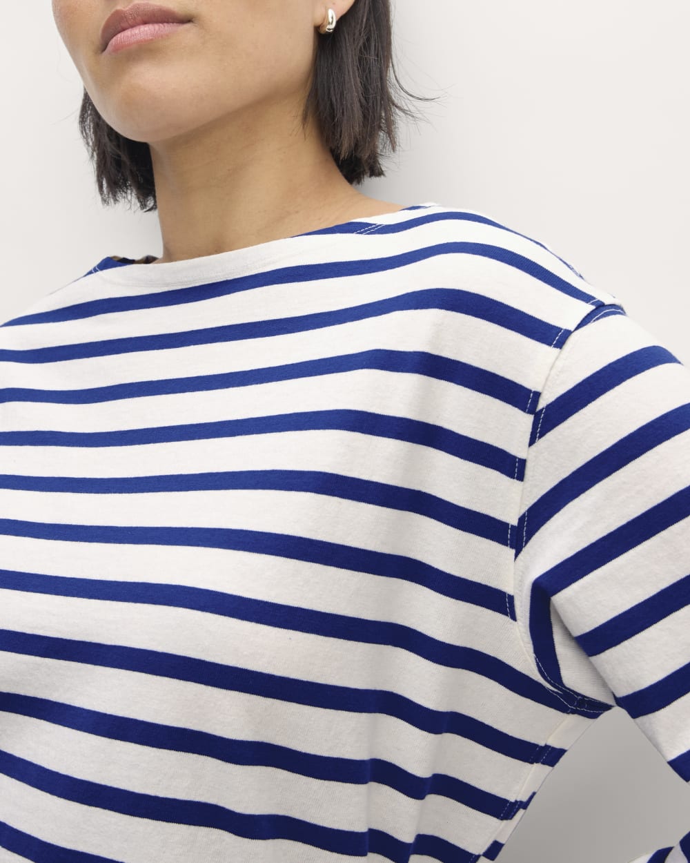 The Mariner Dress | Bone / Mazarine Blue - Image 4