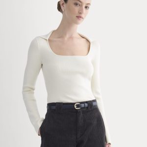 Knit Scoop-Neck Top | Birch