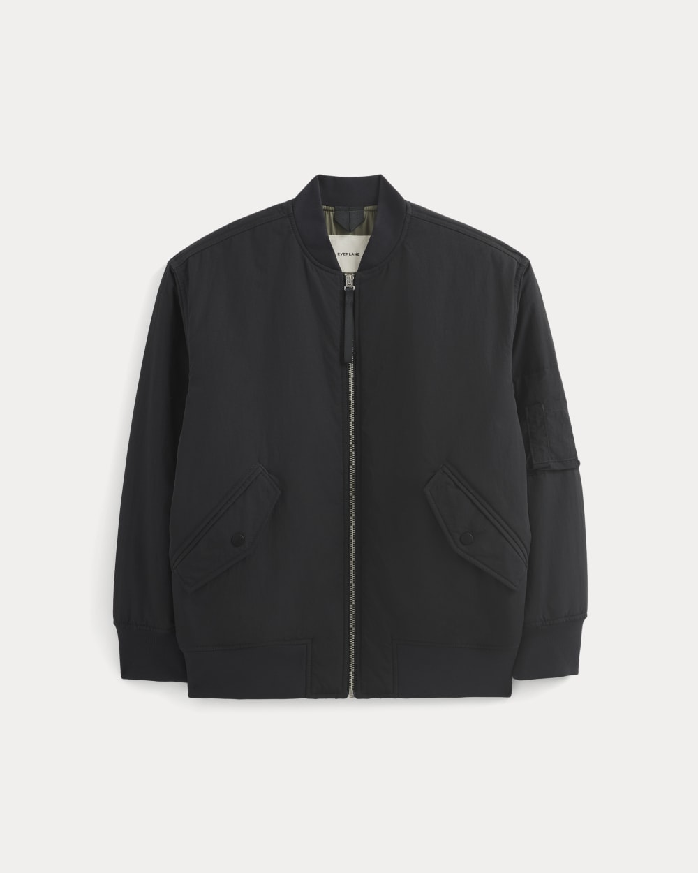 Renew Oversized Puffer Bomber | Black - Image 2