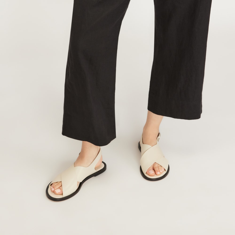 The City Crossover Sandal | Parchment - Image 3