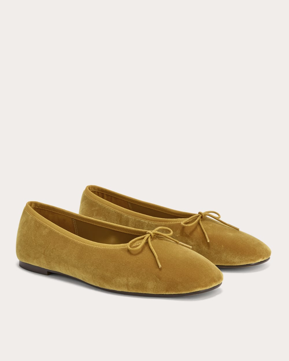 The Day Ballet Flat | Golden Sun Velvet - Image 3