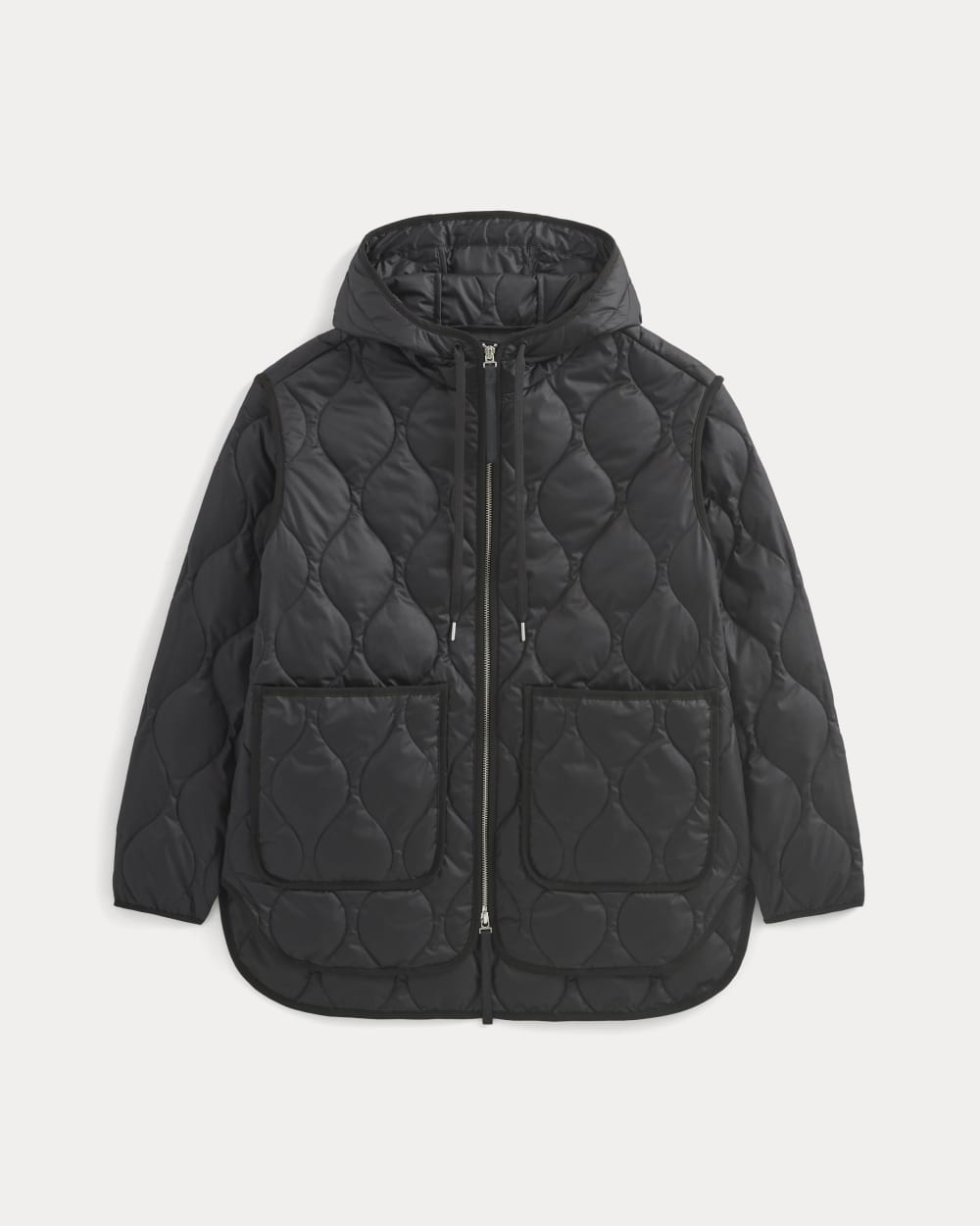 ReNew Quilted Hooded Liner | Black - Image 2