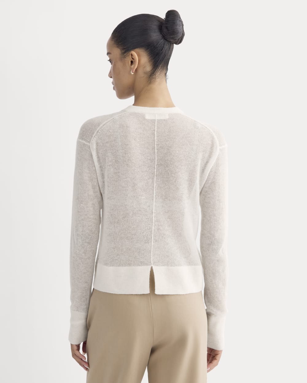 The Air Alpaca ??High V Cardigan | Birch - Image 5