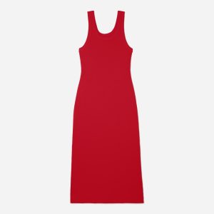 The '90s Rib Dress | Goji Berry