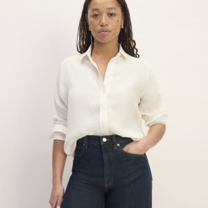 The City Stripe Relaxed Shirt | Bone