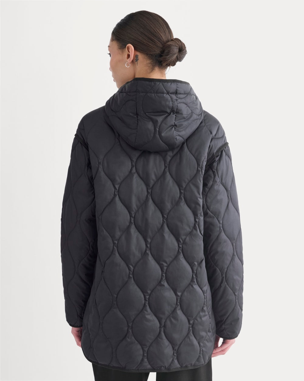 ReNew Quilted Hooded Liner | Black - Image 6