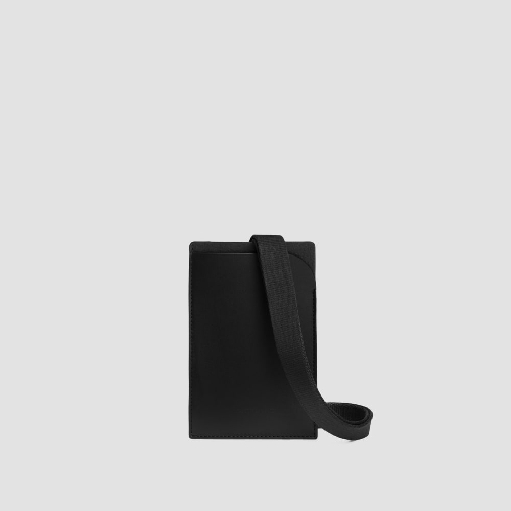 The Cactus Leather Mini Sling Bag | Black - Image 3