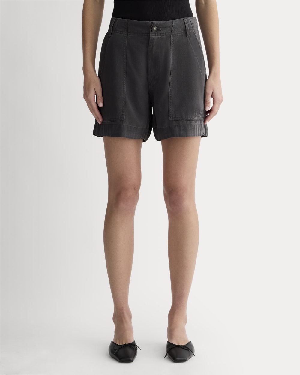 The Utility Short in Buttersoft | Graphite - Image 3
