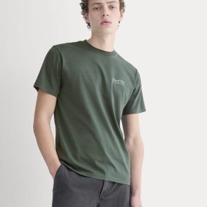 Everlane x Peace & Quiet Graphic Logo Tee | Pine