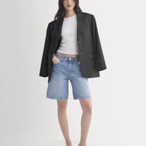 Loose Jean Short | Light Wash