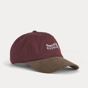 Everlane x Peace & Quiet Baseball Hat | Wine