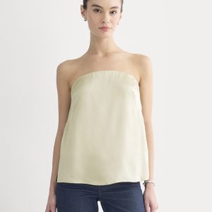 Thin Strap Cami in Silk Charmeuse | Peyote