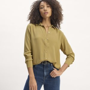 The Must-Have Shirt in Washable Silk | Fennel Seed