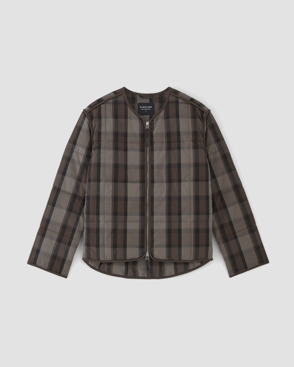 The Quilted Cotton Liner | Abalone / Black / Earth Brown - Image 2