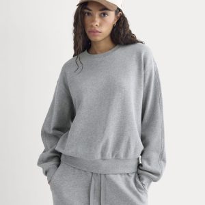 Lightweight Terry Blouson Crew | Vintage Heather Grey