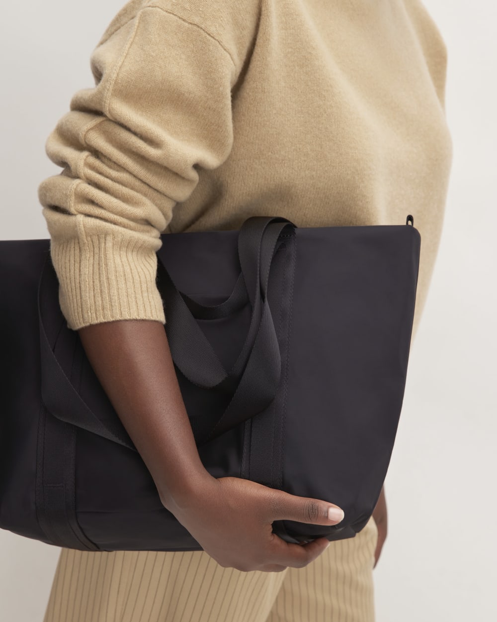 The Recycled Nylon Tote | Black - Image 2