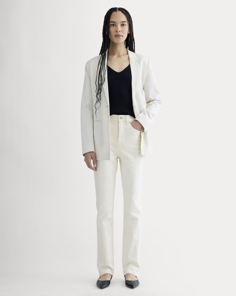 The Way-High® Slim Jean | Calico Ecru | 29 Inseam