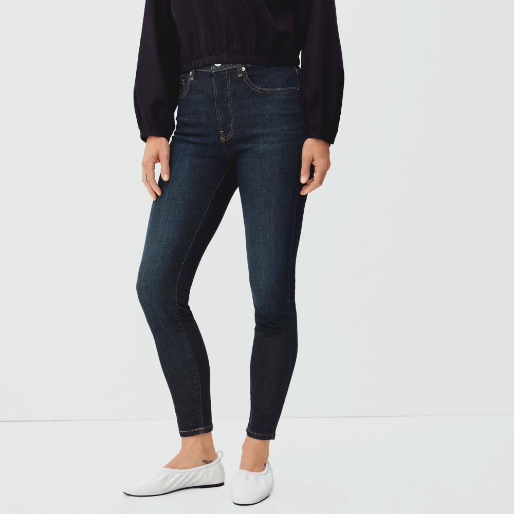 The Authentic Stretch High-Rise Skinny | Deep Indigo | 26.5 Inseam - Image 2