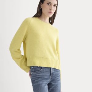 The Boxy Crew in Cashmere | Double Cream Heather