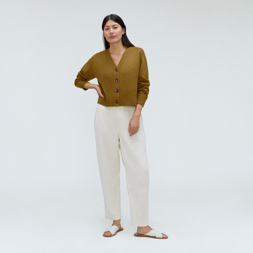 The Cashmere Cardigan | Tapenade - Image 6