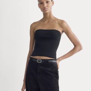 Knit Tube Top | Black