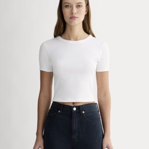 The '90s Rib Tee | White