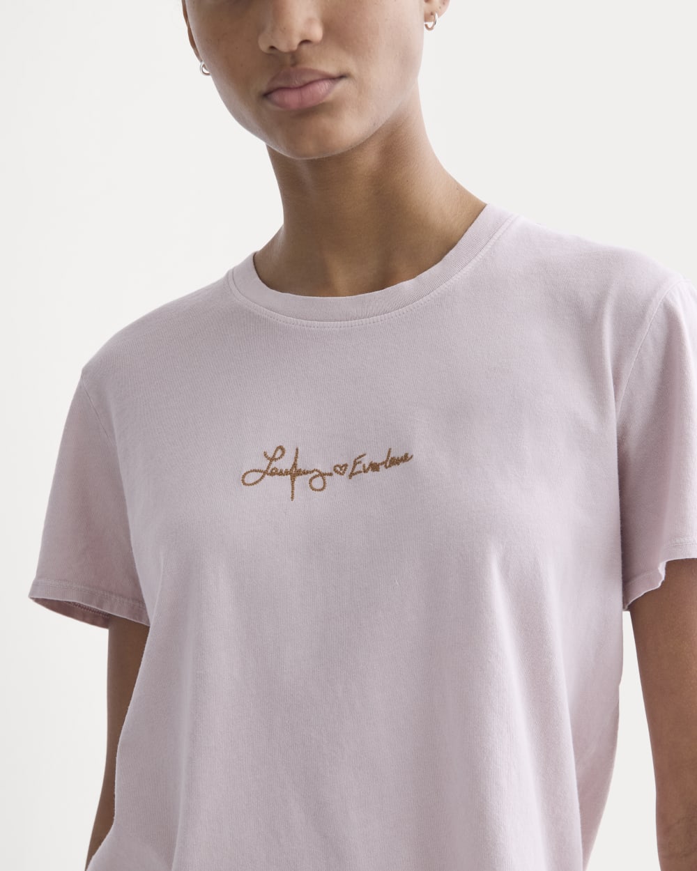 Everlane x The Laufey Foundation Box-Cut Tee | Burnished Lilac - Image 4