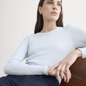 The Cozy Rib Long-Sleeve Tee | Skywriting