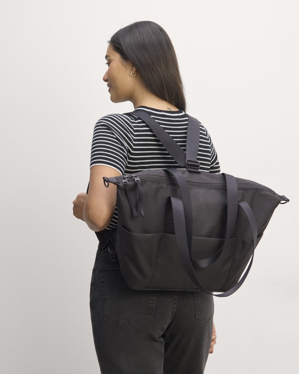 The ReNew Transit 3-Way Tote | Black - Image 2