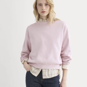 Lightweight Terry Blouson Crew | Burnished Lilac