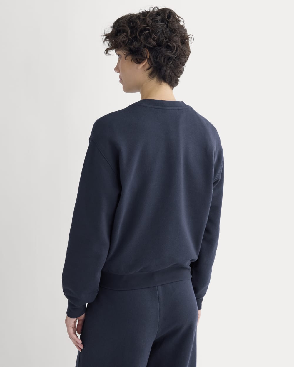Lightweight Terry Blouson Crew | Navy - Image 5