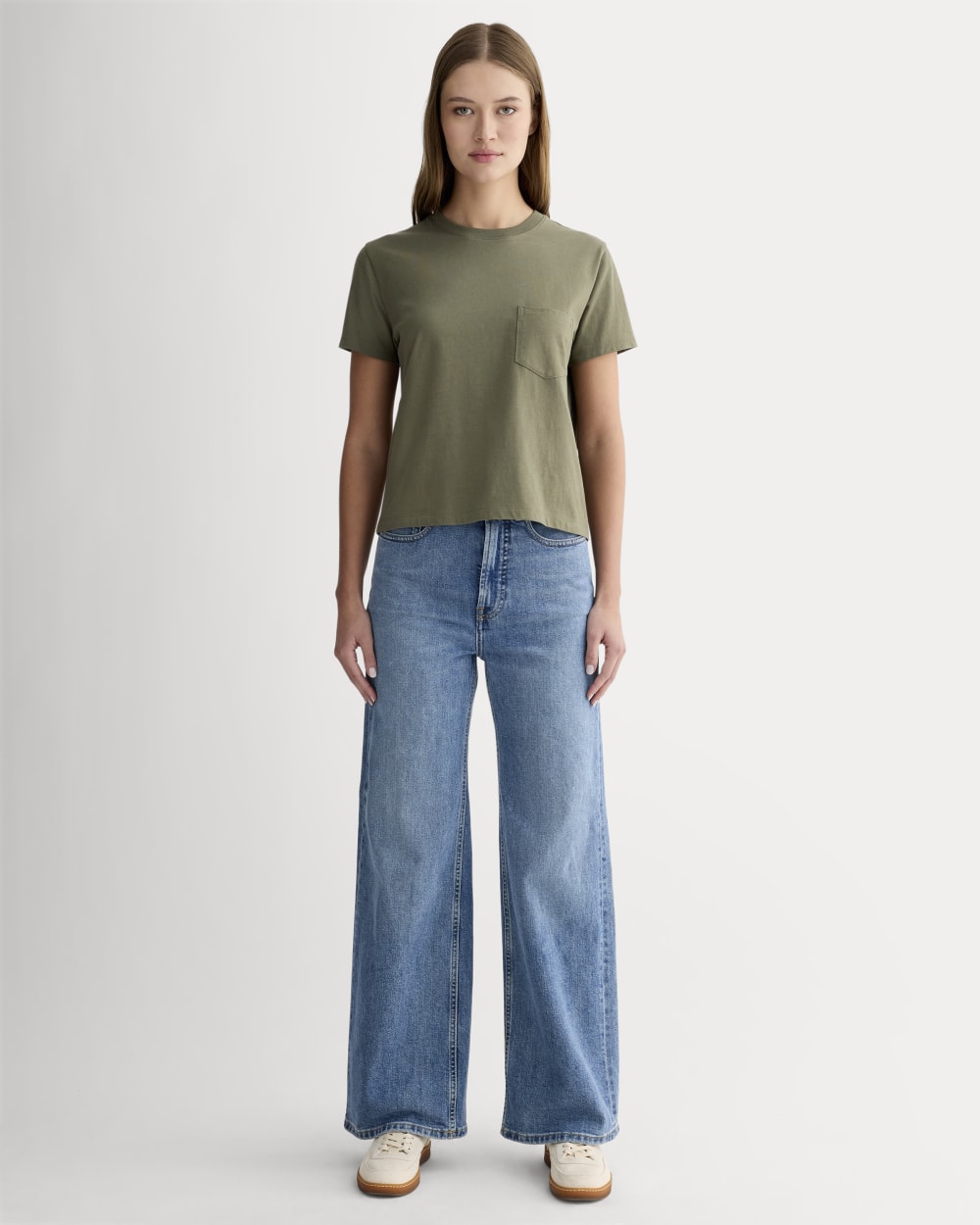 The Organic Cotton Box-Cut Pocket Tee | Kalamata | Pocket - Image 3