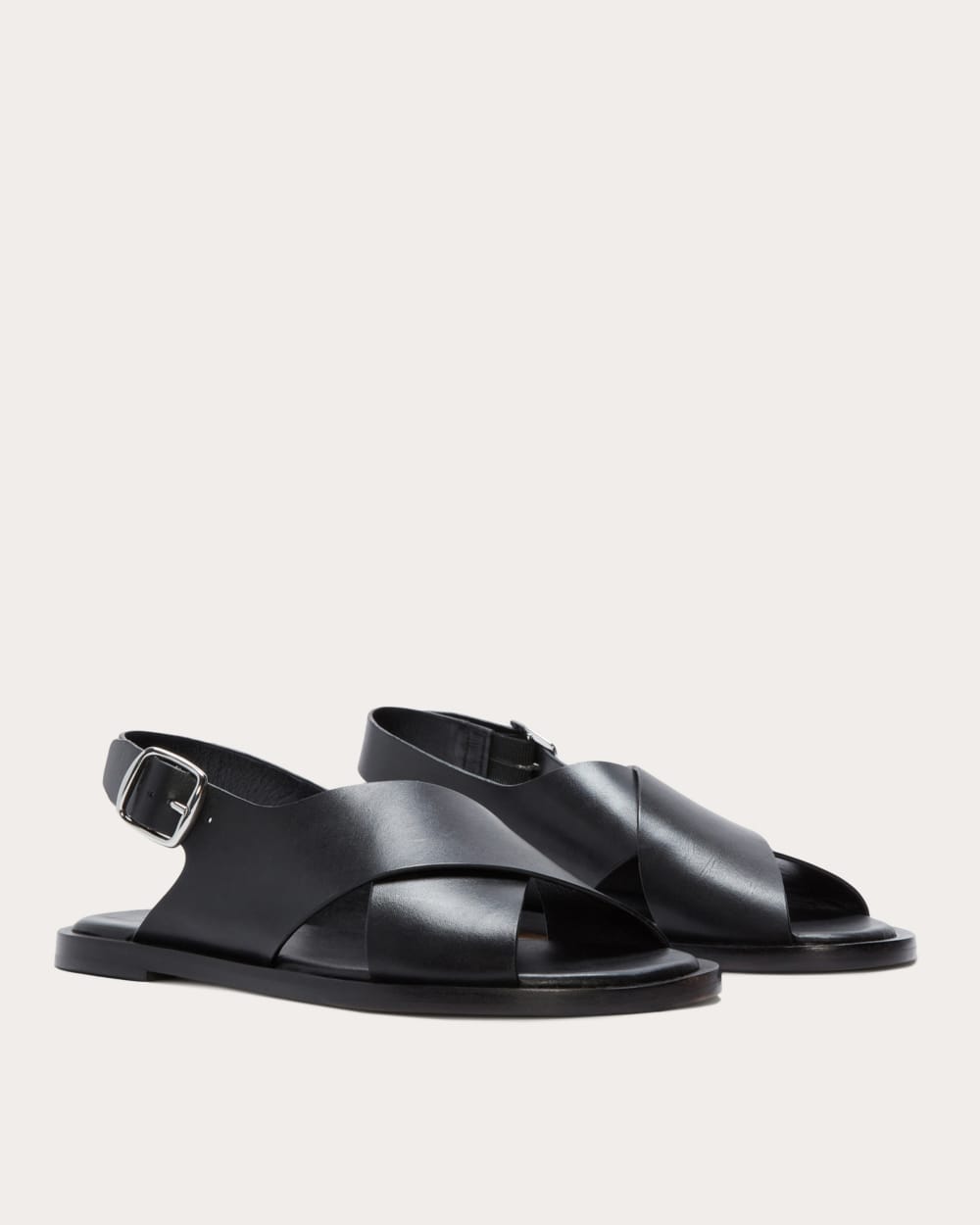 The City Crossover Sandal | Black - Image 3