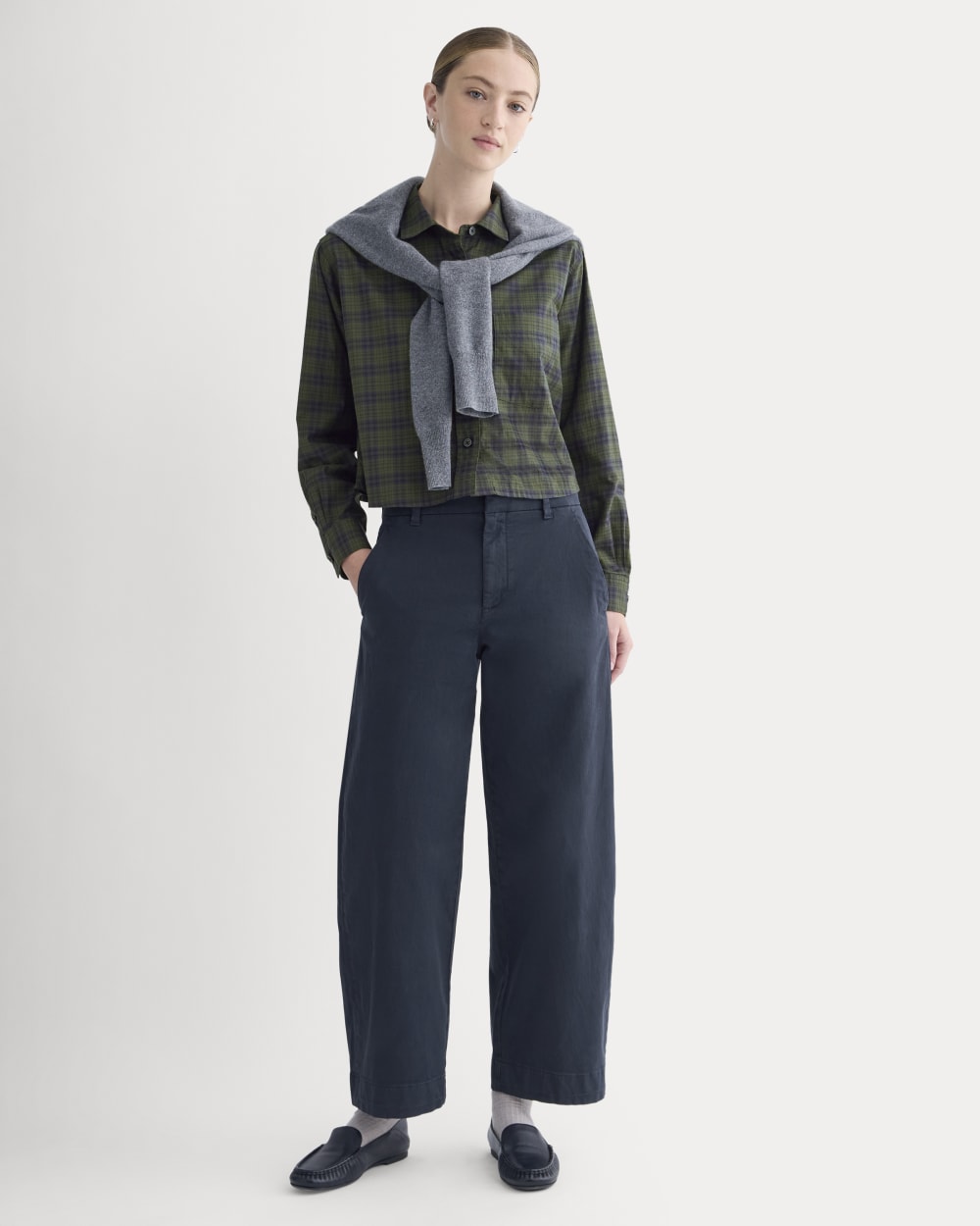 Cotton Twill Chino | Navy