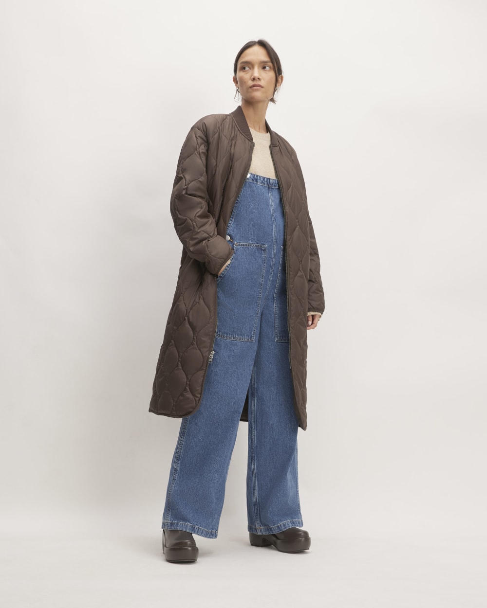 The ReNew Long Liner | Earth Brown