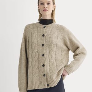 Cloud Cable Cardigan | Heathered Oatmeal