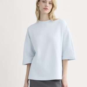 Lightweight Terry Oversized Tee | Skywriting