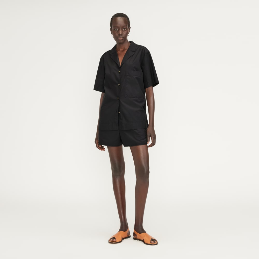The Poplin Boxer Short | Black - Image 3
