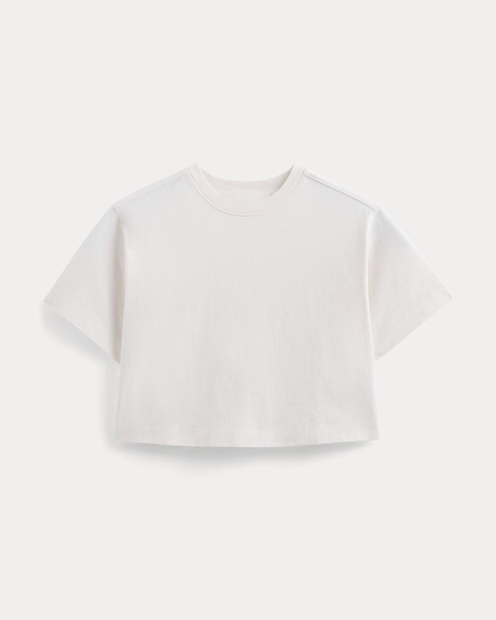 The Premium Weight Cropped Tee | Bone - Image 2