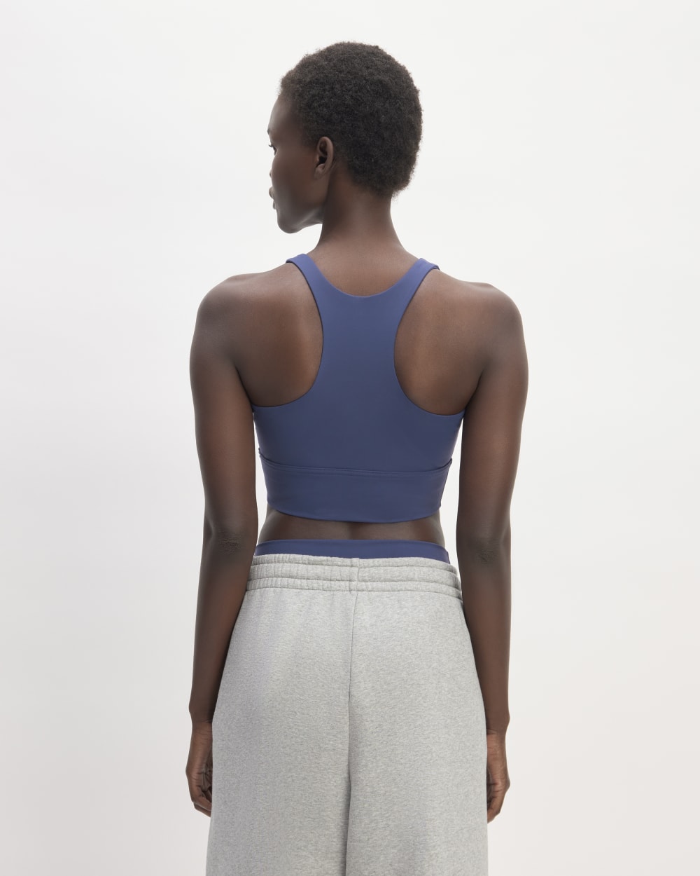 The Perform Longline Bra | Ocean Blue - Image 6