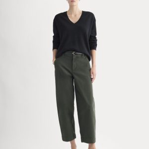 Cotton Twill Chino | Dark Green