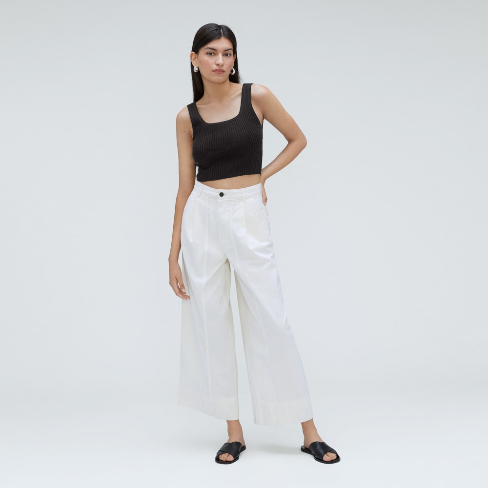 The Cotton-Merino Cami | Black - Image 5