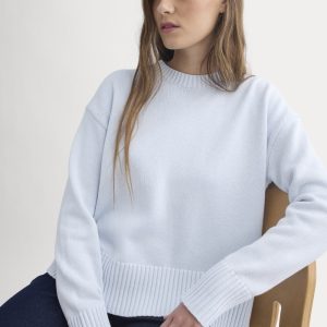 The Boxy Sweater in Everyday Cotton | Skywriting