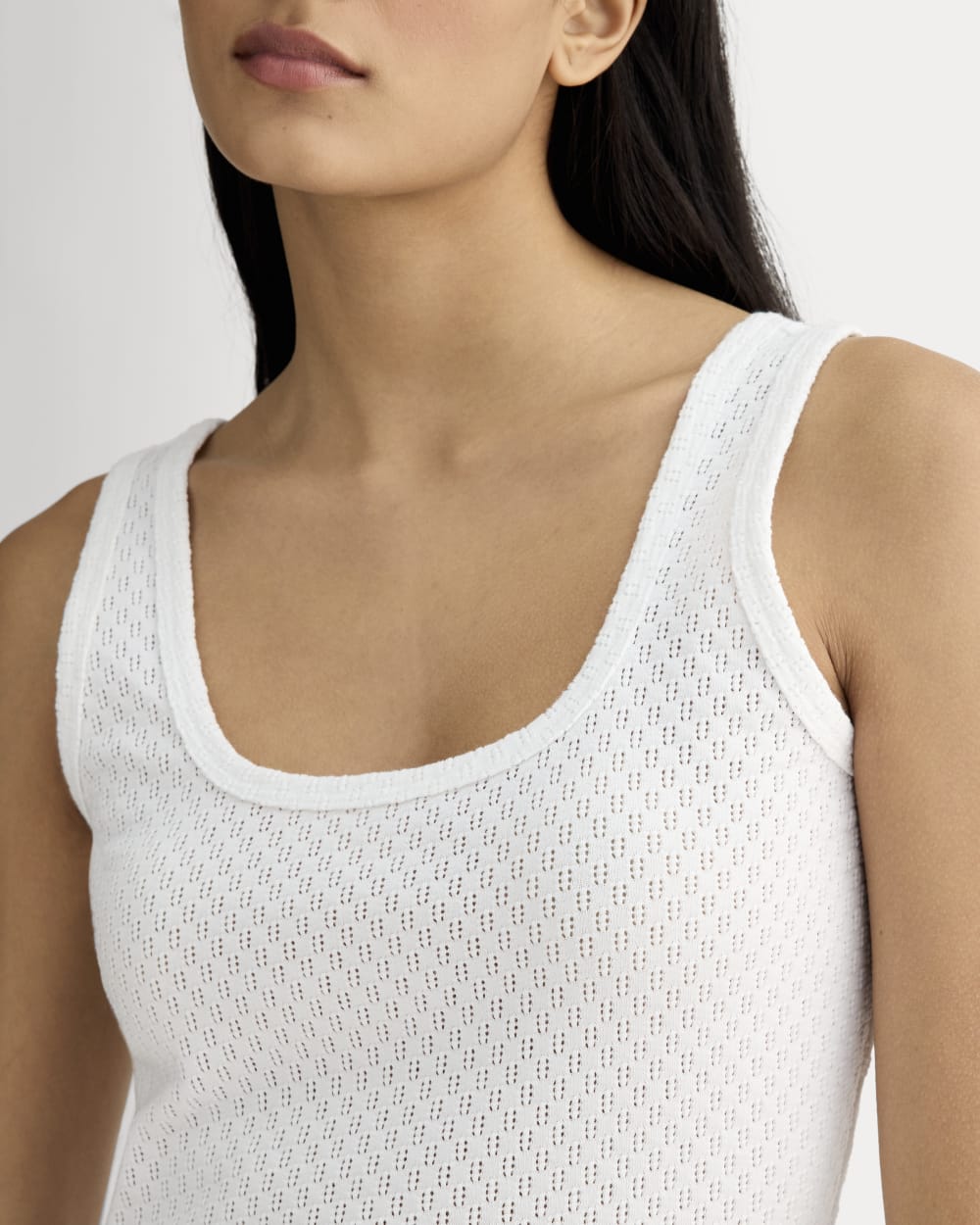 The Pointelle Cami | White - Image 4