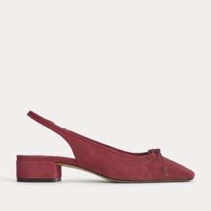 The Ballet Slingback Heel | Karanda Red