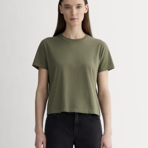 The Box-Cut Tee in Essential Cotton | Kalamata | No Pocket